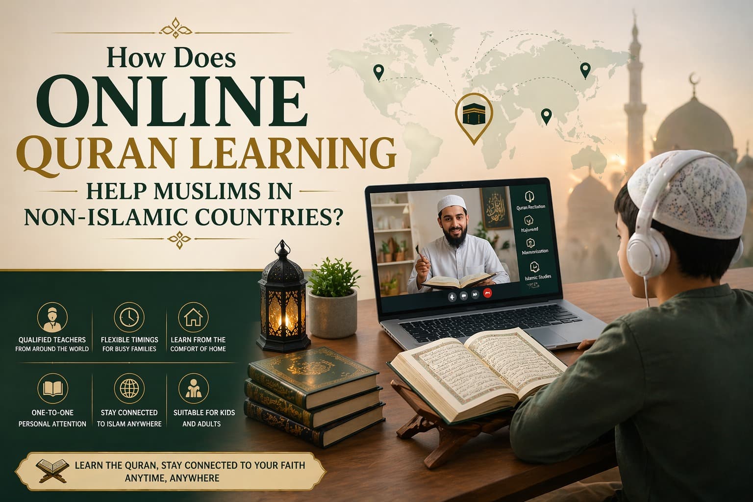 How Does Online Quran Learning Help Muslims in Non-Islamic Countries?
