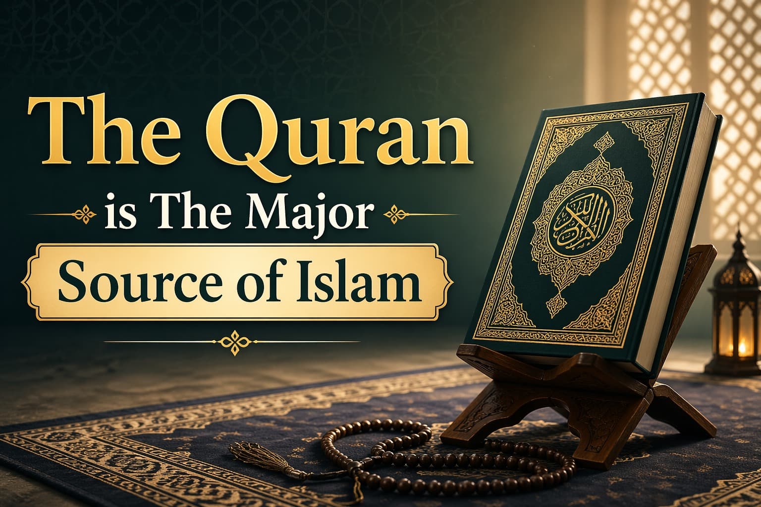 Quran is The Major Source of Islam